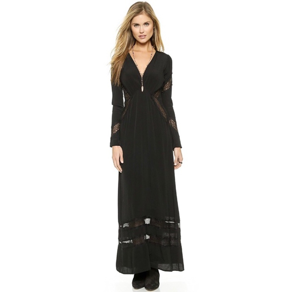 NWT For Love & Lemons Goddess Maxi Dress